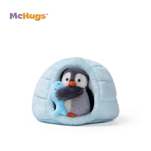 McHugs冰屋企鹅冰冰毛绒玩偶安抚娃娃睡觉抱枕公仔情侣生日礼物女
