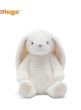 McHugs妙可微笑来瑞特兔玩偶睡觉抱娃娃公仔生日礼物毛绒玩具