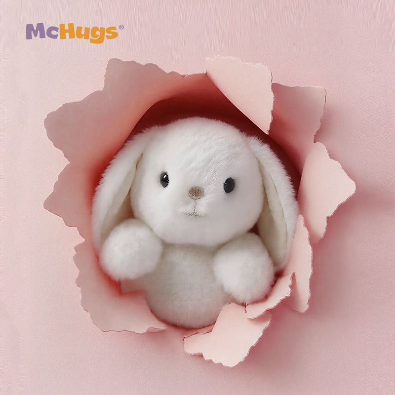 McHugs迷你趴趴来瑞特兔公仔