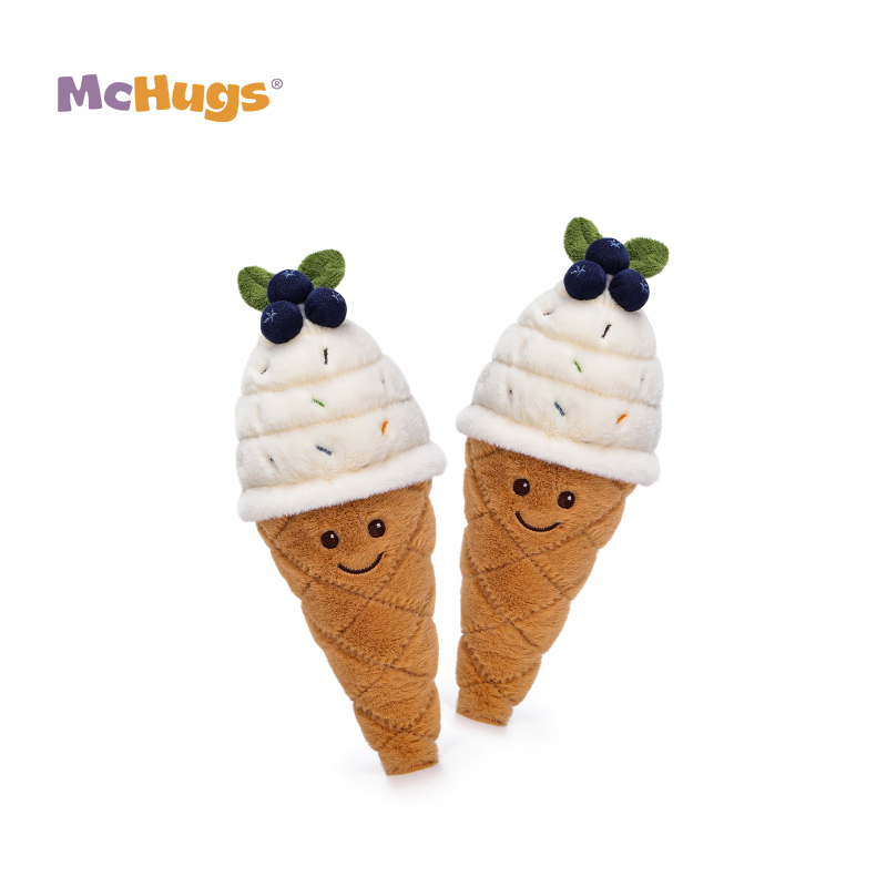 McHugs蓝莓冰淇淋毛绒玩具