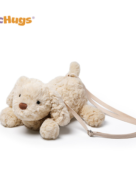 McHugs小动物斜挎包玩具毛绒玩偶娃娃背包书包包生日礼物娃娃公仔