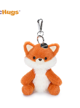 McHugs狐狸钥匙扣毛绒玩偶书包包挂件挂饰玩具娃娃生日礼物公仔