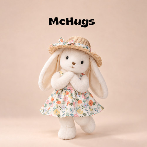 McHugs夏日新品莱瑞特兔系列玩偶
