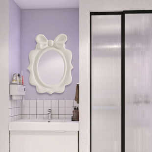 ins少女风壁挂装 饰镜民宿洗手间创意LED卫浴镜ins网红智能化妆镜