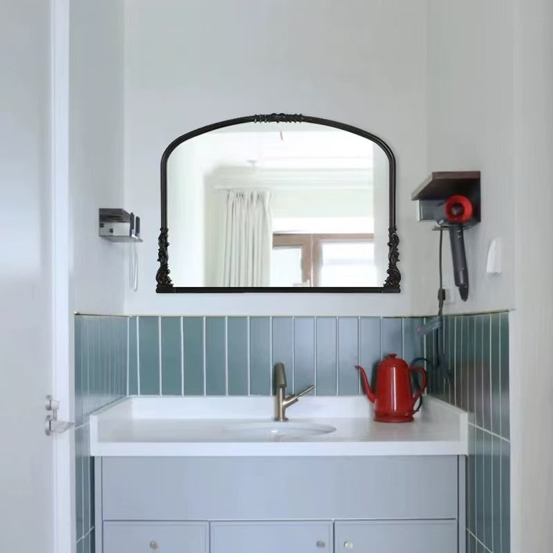 现货特价速发壁挂浴室镜卧室挂墙异形化妆镜客厅轻奢装饰镜子包邮