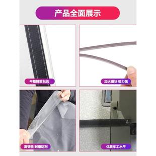 熟食店小窗口防蚊虫纱窗纱网中开磁性自粘出菜口纱窗网 定制磁吸式