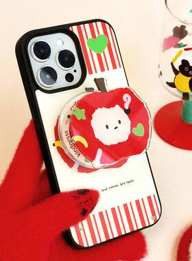 适用于苹果Ipone14ProMax苹果手机壳12清新潮流13Pro舒适百搭11ProMax红白精致11卡通趣味15ProMax童趣