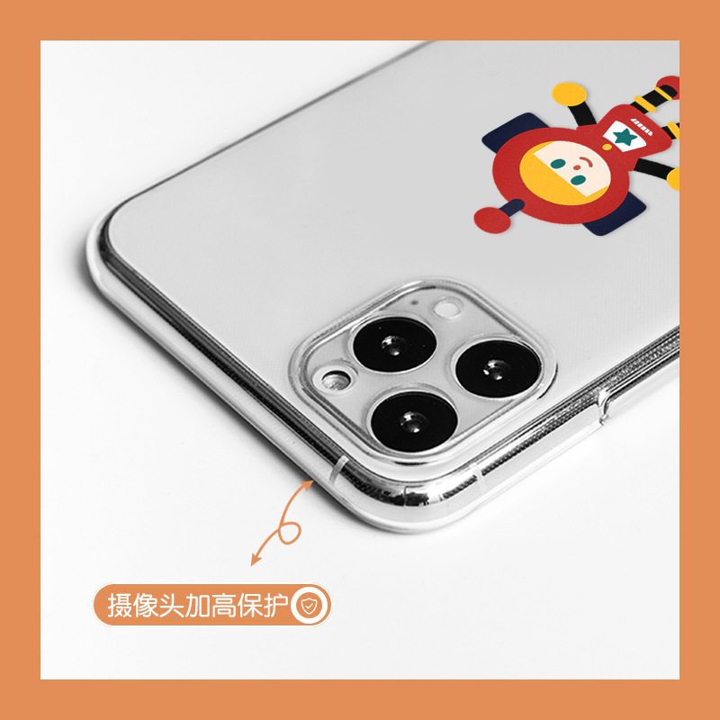 适用于苹果Ipone13Pro机器人手机壳13黑色标识11Pro字母魅力11ProMax艺术别致11透明个性13ProM
