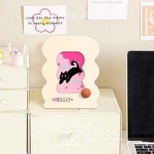 多巴胺ins风相框客厅装饰画卧室桌面摆件小众艺术玄关摆画装饰品