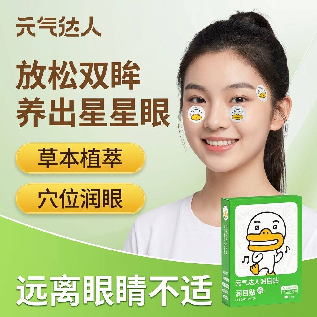 元气达人润目贴叶黄素护眼贴