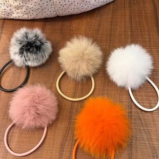 秋冬彩色毛球挂绳手机壳挂件装饰包包挂件毛茸茸
