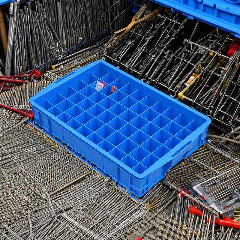 590*380*110收纳盒4格8格10格45格60格零件盒五金配件螺丝周转箱