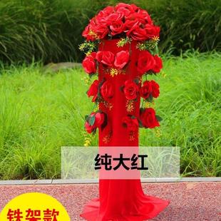 婚庆道具42头下垂路引花蓝拱门配套升降路引花柱婚礼装 新款 饰用品