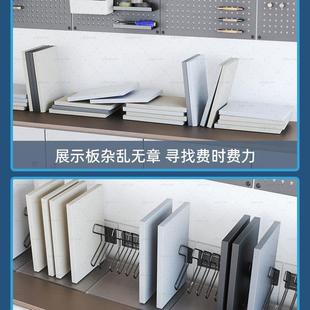 全屋定制门板斜插色板支架挂钩展示钩k型样板金属展架托卡子五金