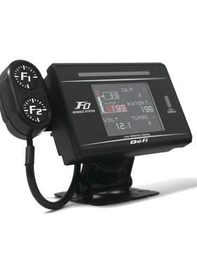 新品DEFI FD多功能OBD仪表 涡轮转速油温油压水温真空表ZD十合一