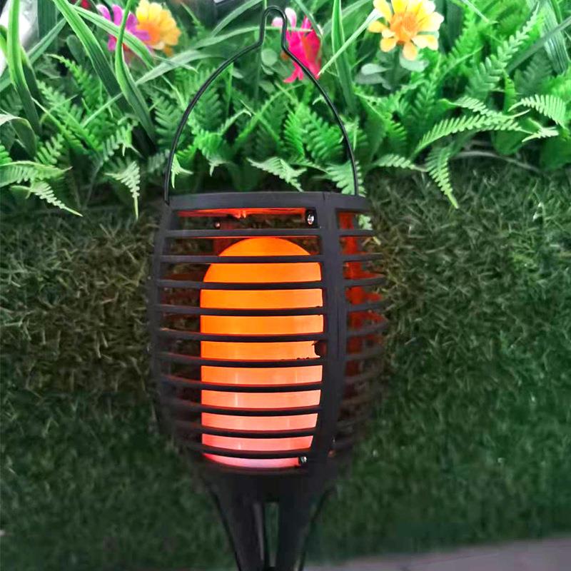 水照明草L太阳能灯ED太阳庭院火焰灯 花园公园别墅地插防玻璃坪能
