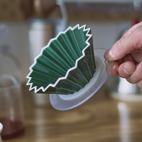 ORIGAMI折纸滤杯通用支架食品级硅胶树脂组合材质杯托冲煮金球用