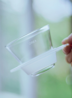 适用于OREA type-B咖啡玻璃滤杯可替换食品级硅胶树脂组合杯托