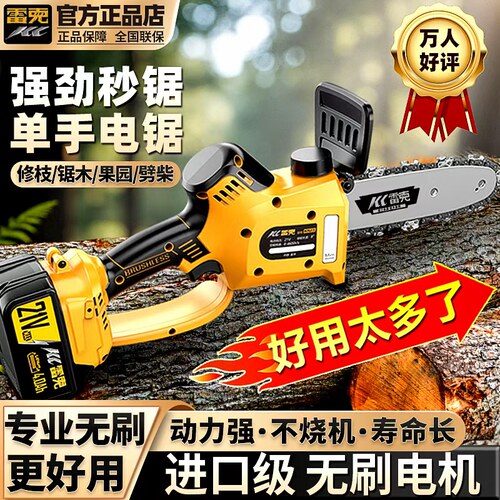 雷克电锯家用小型手持充电式电动