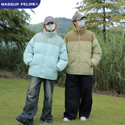 WASSUP男士宽松保暖棉衣