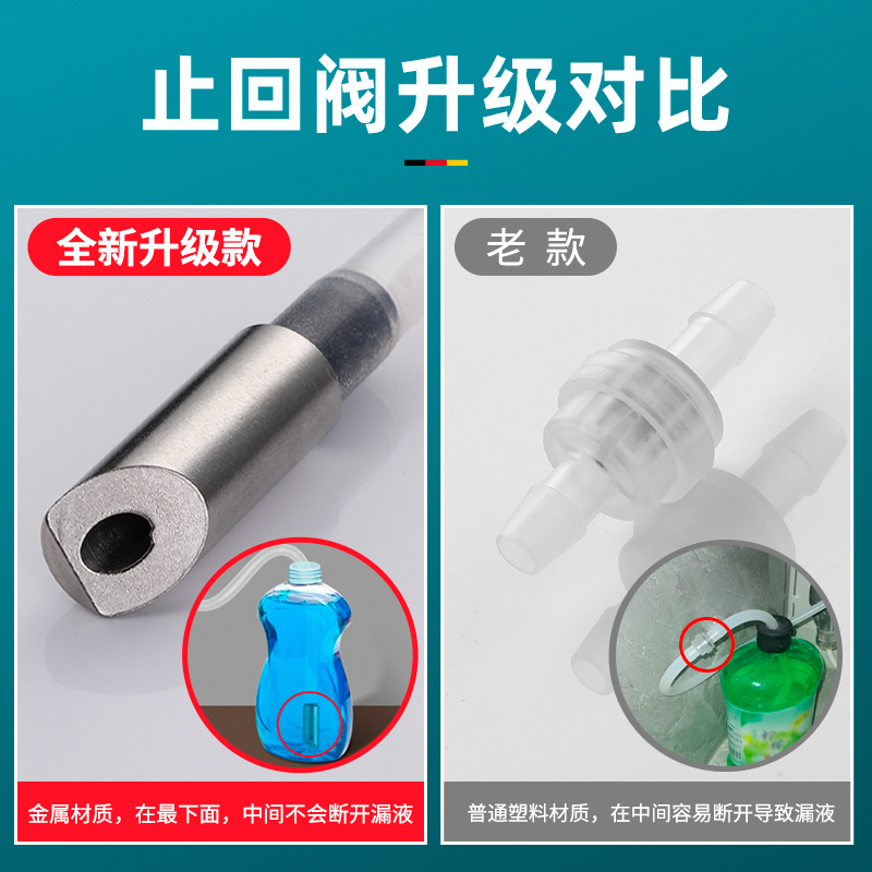 洗洁精压取器厨房水槽用洗菜盆加长管水池洗涤剂延长按压瓶皂液器
