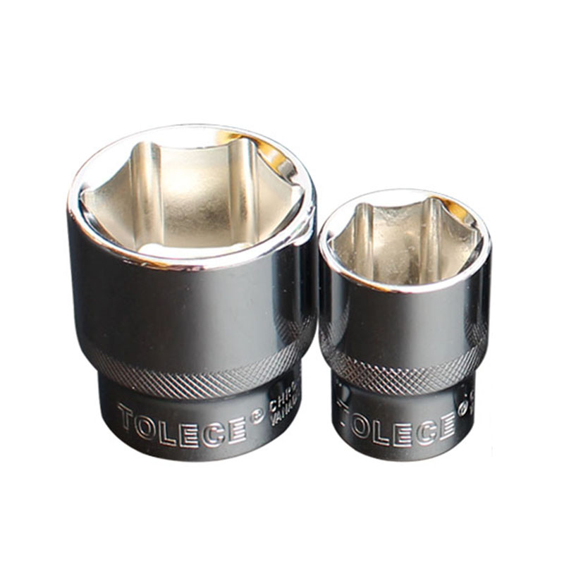 六角套筒1/2大飞12.5mm电动手动镜面外6角螺丝短套头单个用坏换新