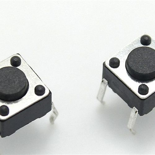 直插 4脚 6*6*5mm微动开关 轻触开关 6x6x5mm 按键开关