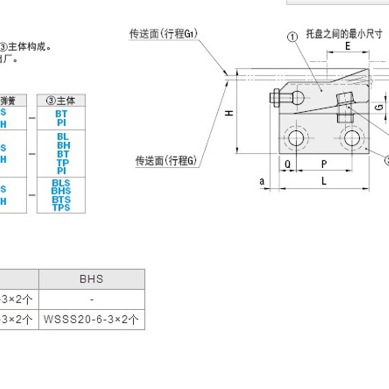 止回组件ATBJ7A-H-BL ATBJ7A-H-BT ATBJ7A-H-PI ATBJ7A-H-TP