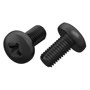 金固盈发黑304不锈钢十字槽圆头螺丝GB818盘头机螺钉螺栓M2