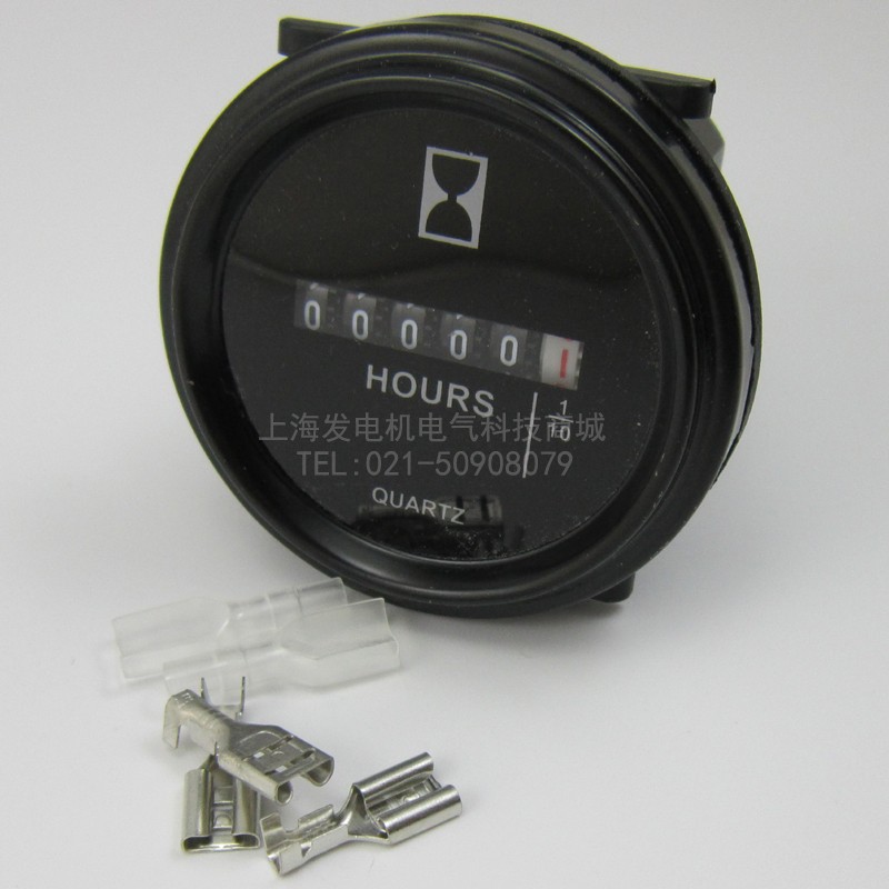 柴油发电机组记圆形计时器记数器时间表12V24V挖掘机装载机工程车