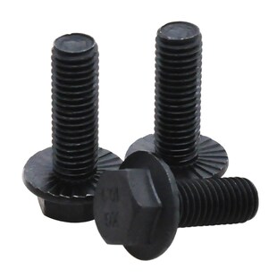 金固盈高强度10.9级发黑外六角法兰螺丝GB5789带垫六角螺栓M6 M20