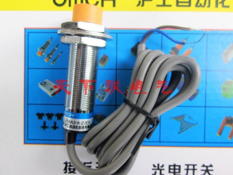 沪工电感式接近开关金属感应传感器LJ18A3-8-Z/EX直流二线常开