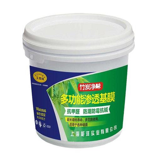 桶墙纸基膜20L工装家装基膜大桶装糯米胶基膜套装环保竹炭净味大