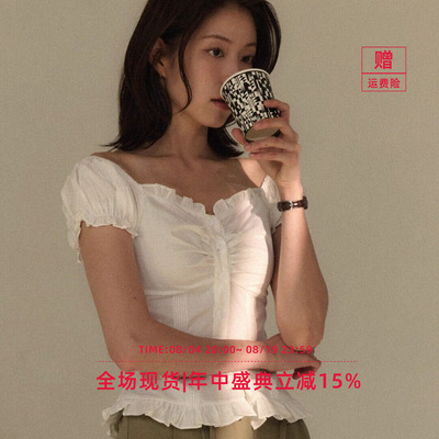 短袖女上衣夏薄款轻奢高级感