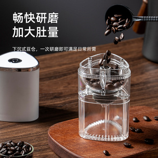 意式 咖啡研磨机电动磨豆机家用小型自动磨咖啡豆便携式 咖啡机