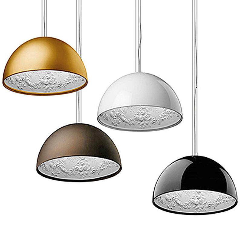 空中花园吊灯现代简约北欧半圆客厅灯卧室咖啡厅创意树脂家用吊灯