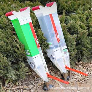 农用玉米花生大豆蔬菜手动播种机手提式播种施肥一体机带株距尺