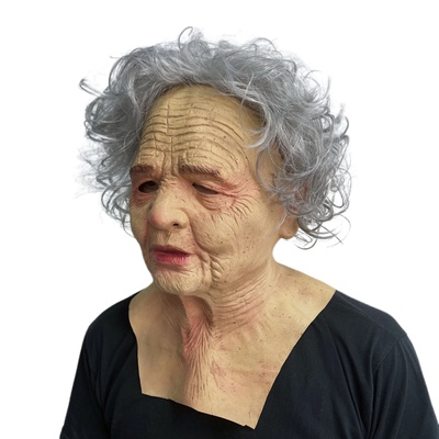 老婆婆奶奶嬷嬷成人仿真npc面具