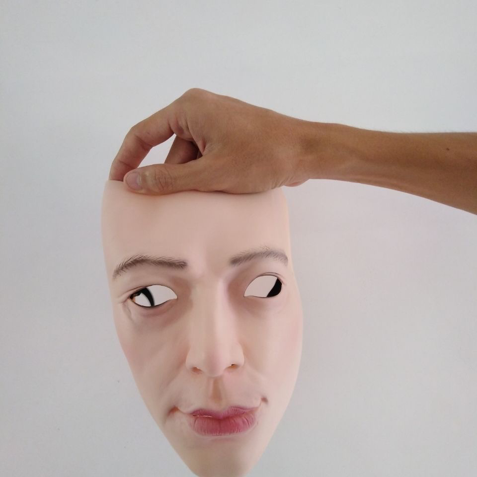 隐形面具帅哥化妆舞会装扮头套全脸面具演出表演用品道具性感面罩