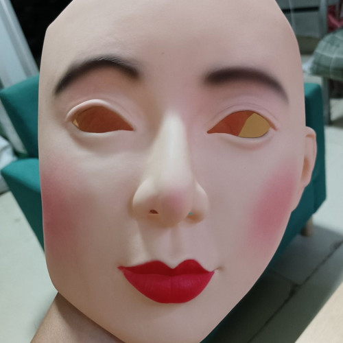 硅胶头套面具全脸男女通用直播道具搞怪搞笑网红抖音同款