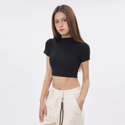 nuuds Baby Tee | Viral Fitted Basic Cotton Tee | Smooth Stre