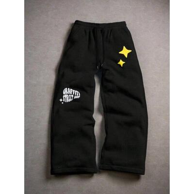 Dance Skate Joggers Streetwear Graffiti街头风运动裤