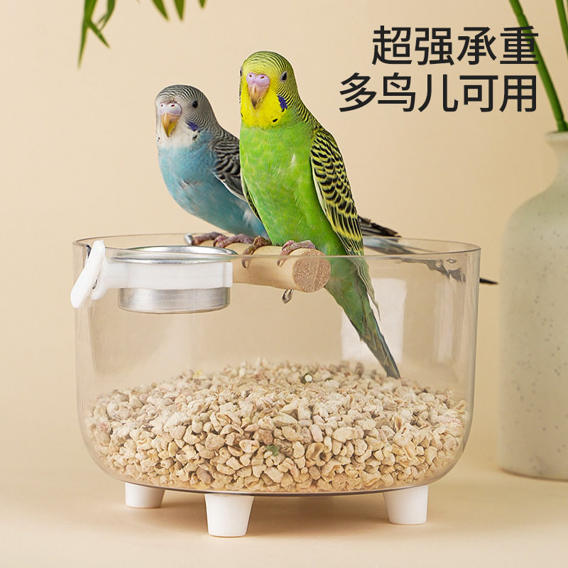 鹦鹉定点排便桌面站架磨爪神器