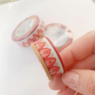 分装胶带 日本MT官网限定草莓蛋糕  手账日系胶带 分装和纸胶带