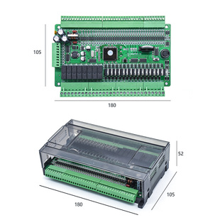陆杰科技PLC工控板控制器FX3U 60MRT8T可接步进伺服电机发8路脉冲