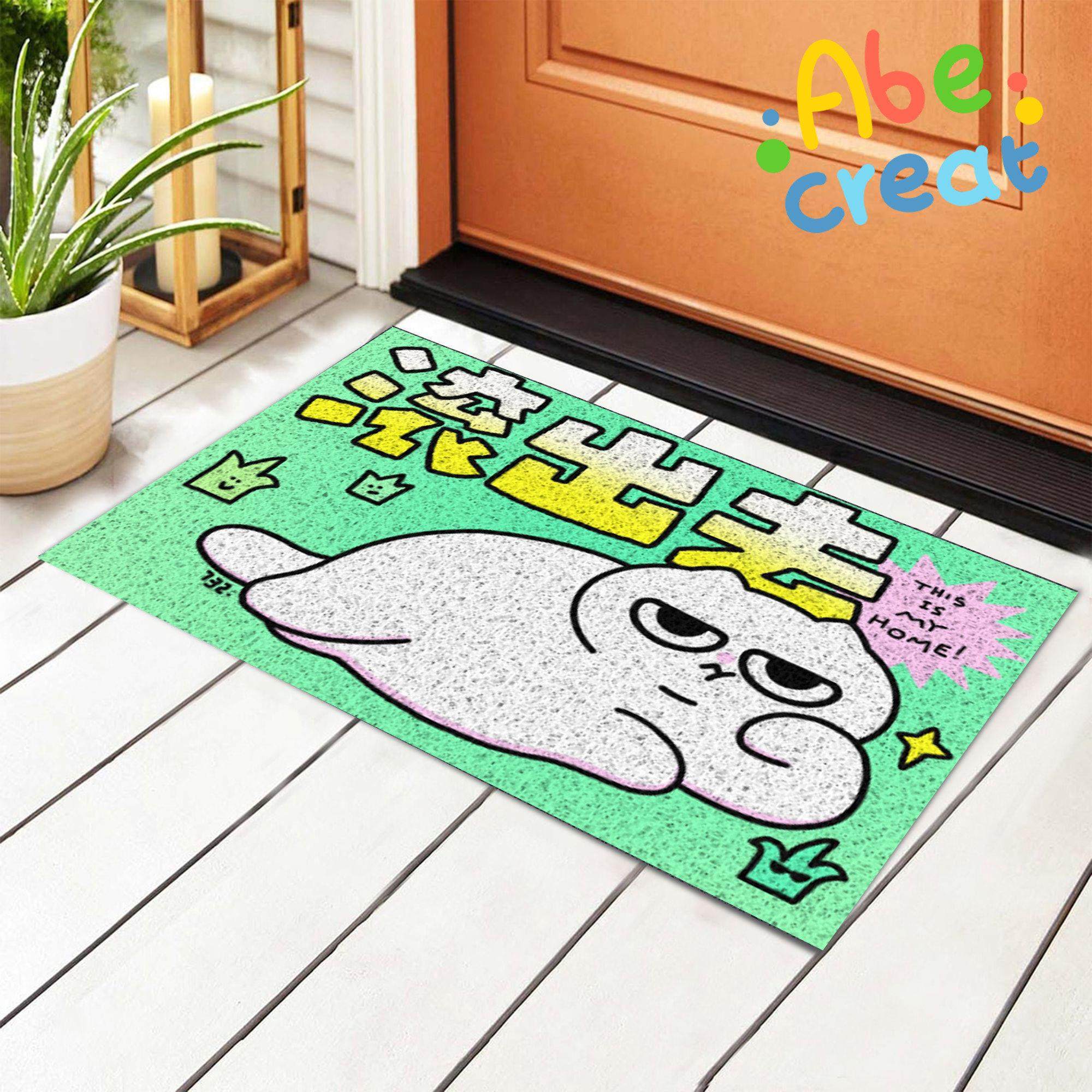 猫咪日常地垫 | 必易漫画门厅丝圈仿羊绒防水可吸水吸灰防滑装饰,家庭/个人清洁工具,地垫,淘宝优惠券,粉丝福利购,淘宝优惠卷