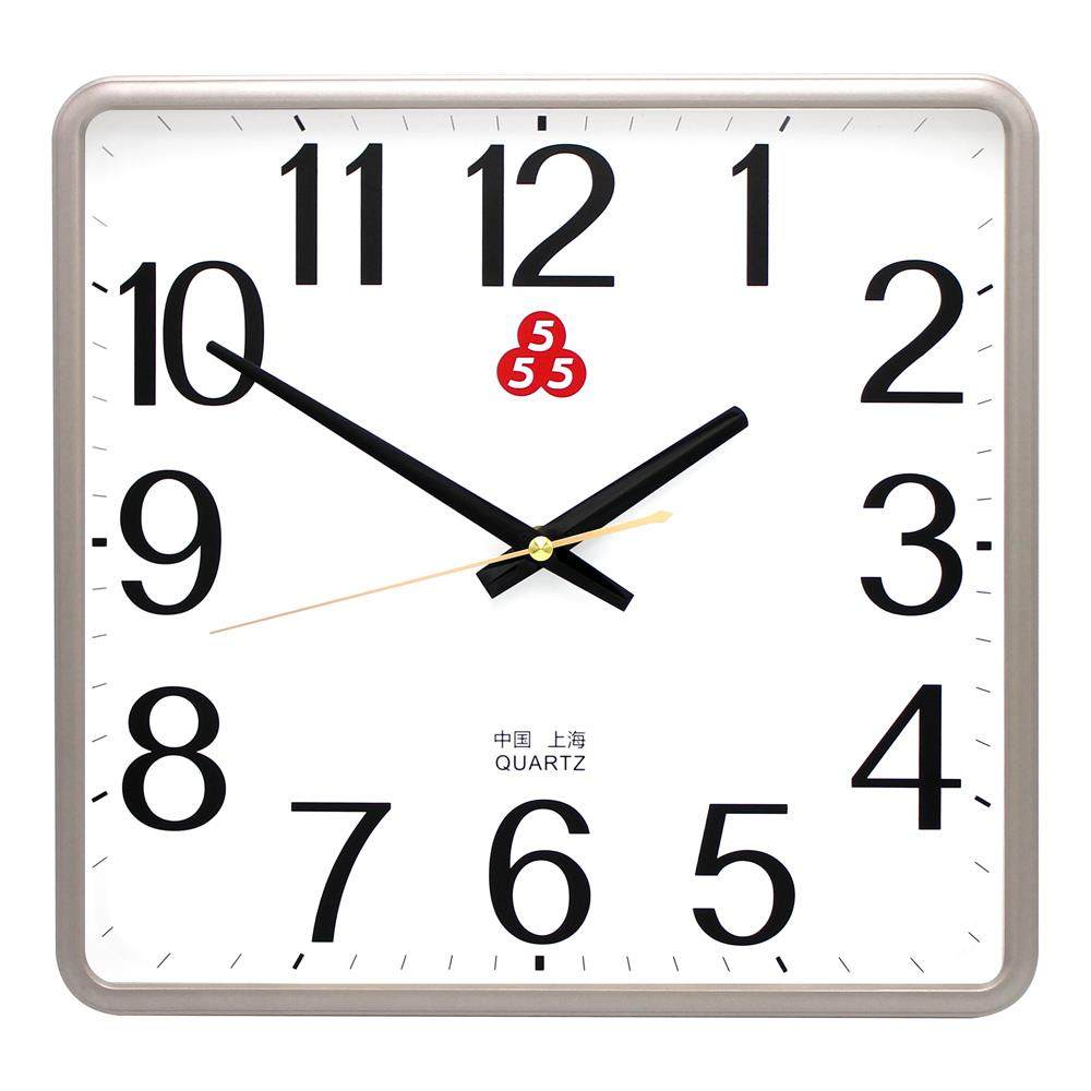 上海555牌石英钟三五牌钟表挂钟客厅2025新款时钟挂墙家用挂表