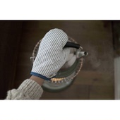 加厚好看 烘焙 棉麻微波炉手套 防烫手套 单只 烤箱隔热垫 朴房