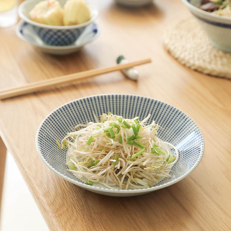 日式复古大菜盘陶瓷盛菜盘子家用备菜可微波炉轻奢精致好看高颜值