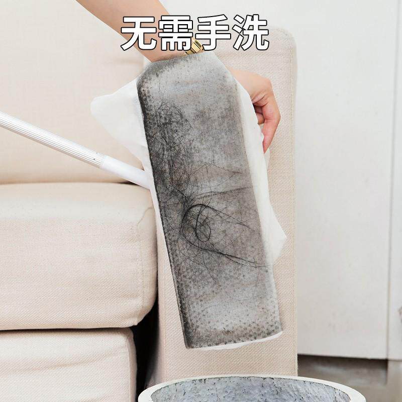 扫猫毛神器宠物吸毛器猫咪毛发清理器地板除毛扫把粘狗毛静电拖把